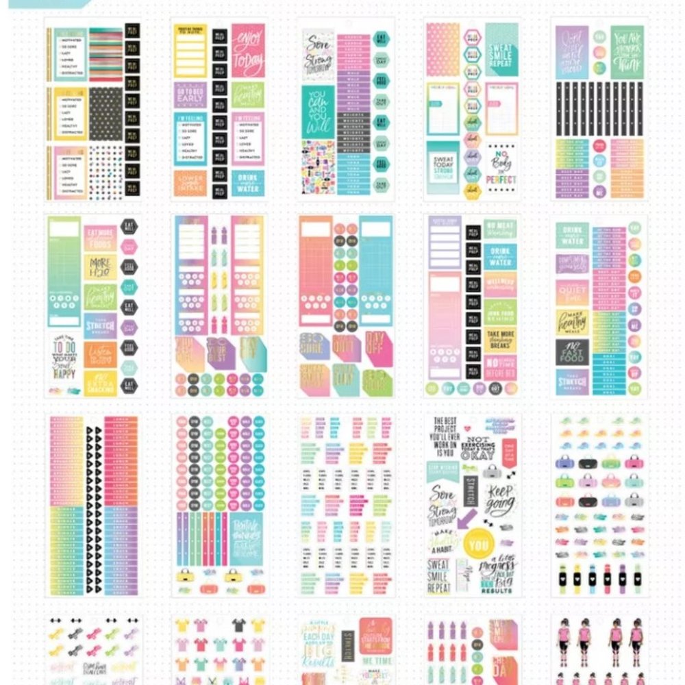 Sticker Book HEALTHY HERO 862pieces Happy Planner - Picture 2 of 4